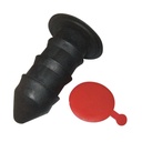 Positionneur pour garde corps plastique