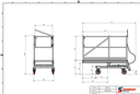 Cantilever - Plateforme fixe aluminium