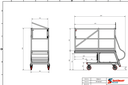 Cantilever - Plateforme fixe aluminium