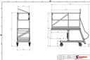 Cantilever - Plateforme fixe aluminium