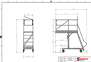 Cantilever - Plateforme fixe aluminium