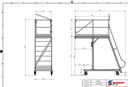 Cantilever - Plateforme fixe aluminium