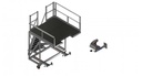 Plateforme d'accès pour hélicoptère Robinson R22/R44