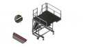 Plateforme d'accès pour hélicoptère Robinson R22/R44