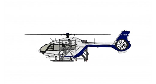 Plateforme pour hélicoptère H145