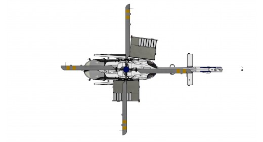 Plateforme pour hélicoptère H145