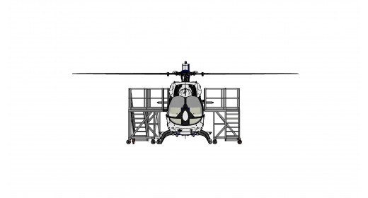 Plateforme pour hélicoptère H145