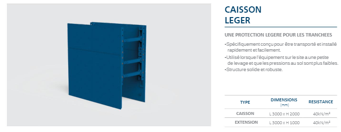 Caisson léger