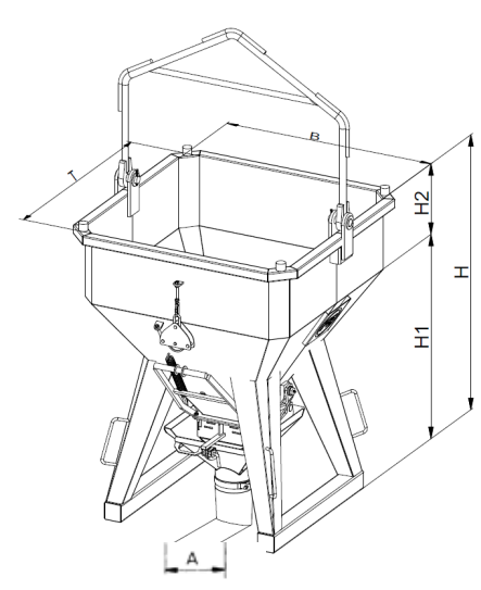 Benne à tuyaux / Benne à béton