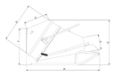 Benne à béton couchée