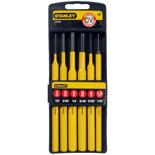 CHASSE-GOUPILLES JEU DE 6 PIECES STANLEY