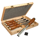 CISEAU A BOIS MANCHE BOIS STANLEY - COFFRET DE 5PCS 