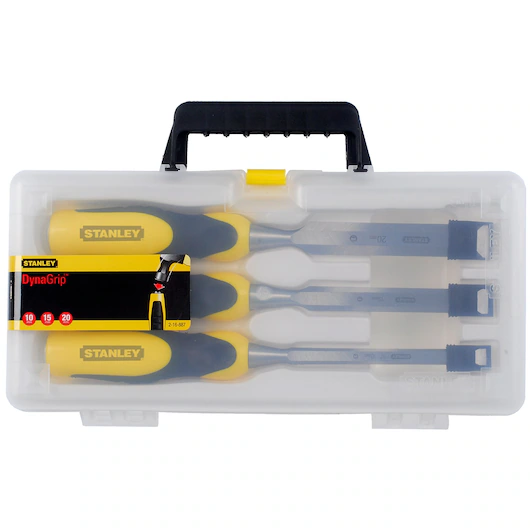 CISEAU A BOIS BIMATIERE STANLEY - JEU DE 3PCS