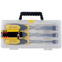 CISEAU A BOIS BIMATIERE STANLEY - JEU DE 3PCS