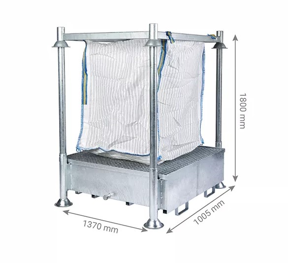 Support Big Bag Filtrant