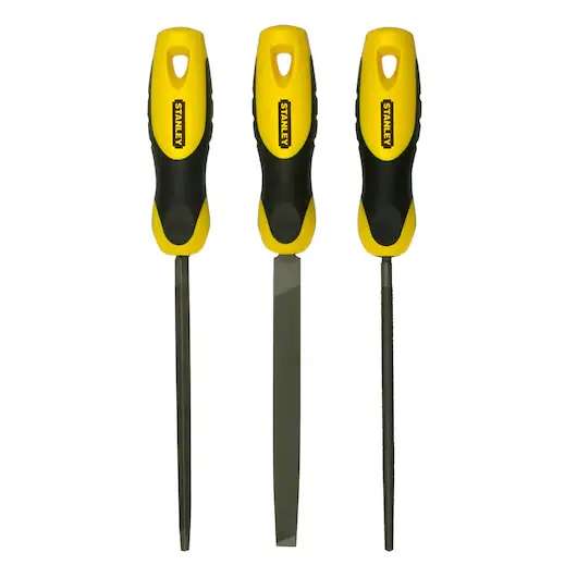 Limes batardes 150mm - Jeu de 3 pcs