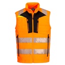 Gilet Softshell haute visibilité avec poches 