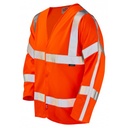 Gilet haute visibilité manche longue résistant à la flamme