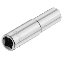 Douille longue 1/4" 6 pans 7 mm