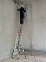 Echelle aluminium avec stabilisateur