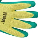 Gants de sécurité en poly coton et latex