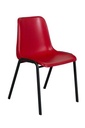 Chaise coque rouge