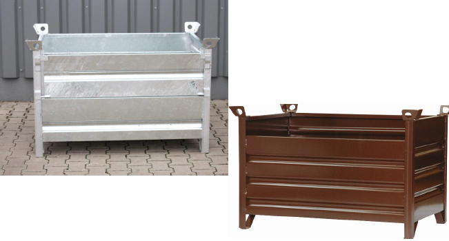 Panier de stockage paroi pleine