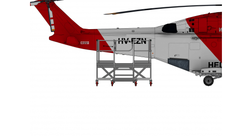 Plateforme de flèche de queue AW139