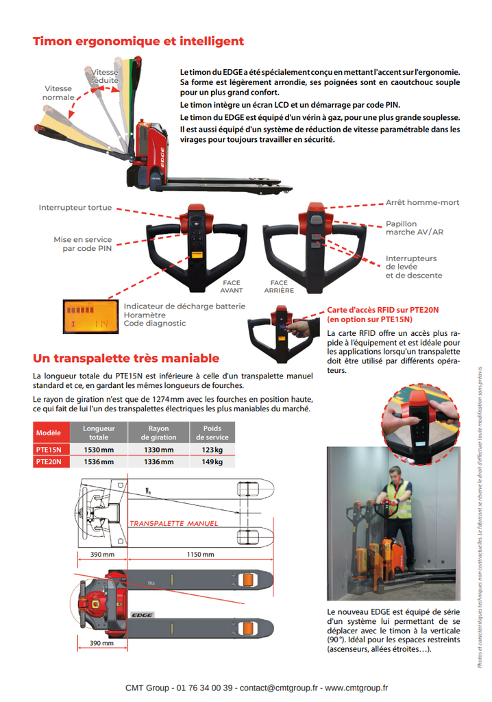 Transpalette électrique Lithium