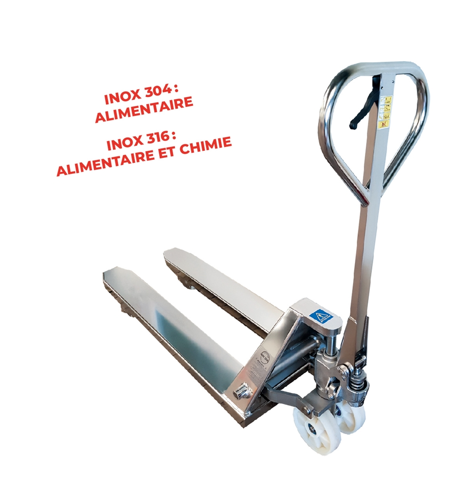Transpalette manuel inox 2500KG