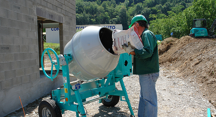Bétonnière tractable Imer