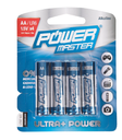 Piles alcalines Super LR6, type AA, 4 pcs