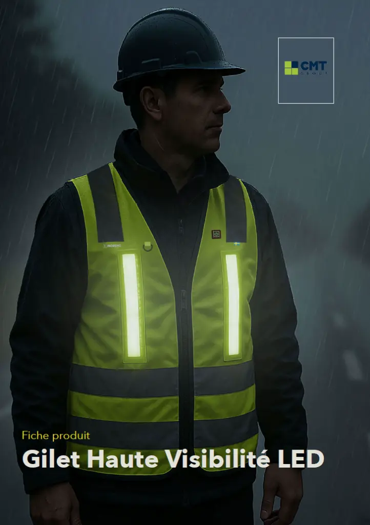 Gilet Haute Visibilité LED Cmt group.webp