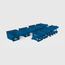 Benne basculante verrouillage automatique