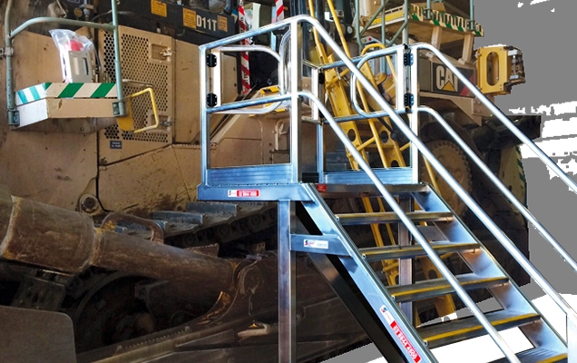 Cantilever - Plateforme fixe et réglable aluminium