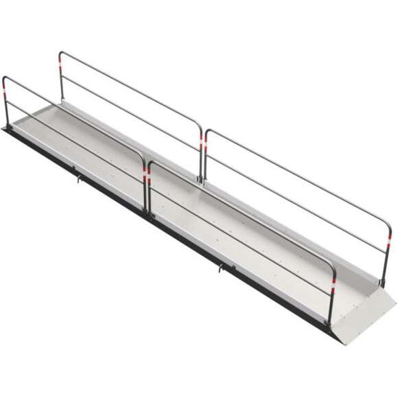 Passerelles en aluminium et acier