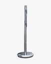 Poteau métal base fixe - double hauteur de chaine
