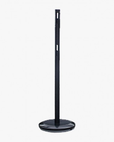 Poteau métal base fixe - double hauteur de chaine