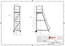 Plateforme de travail roulante SMP Aluminium