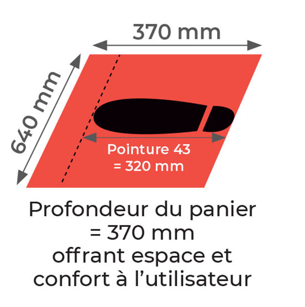 Nacelle motorisée à mât vertical jusqu'à 6.5m, charge lourde300 kg