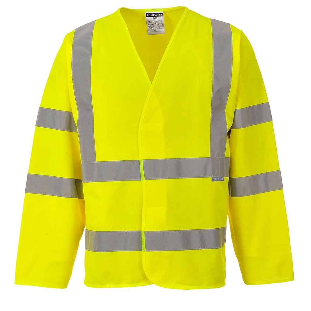Gilet 2 bandes & baudrier manches longues - C473