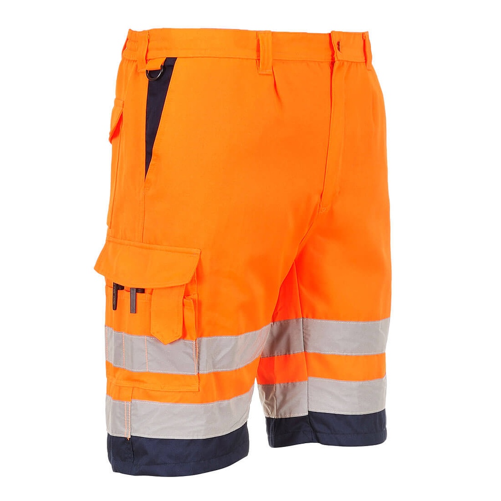 Short en poly-coton léger haute visibilité - L043