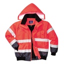 Blouson Bomber 3-en-1 Haute Visibilité Bicolore - C465
