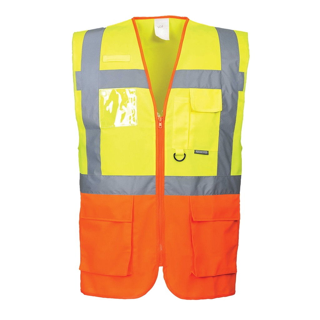 Gilet Executive Prague Jaune/Orange 