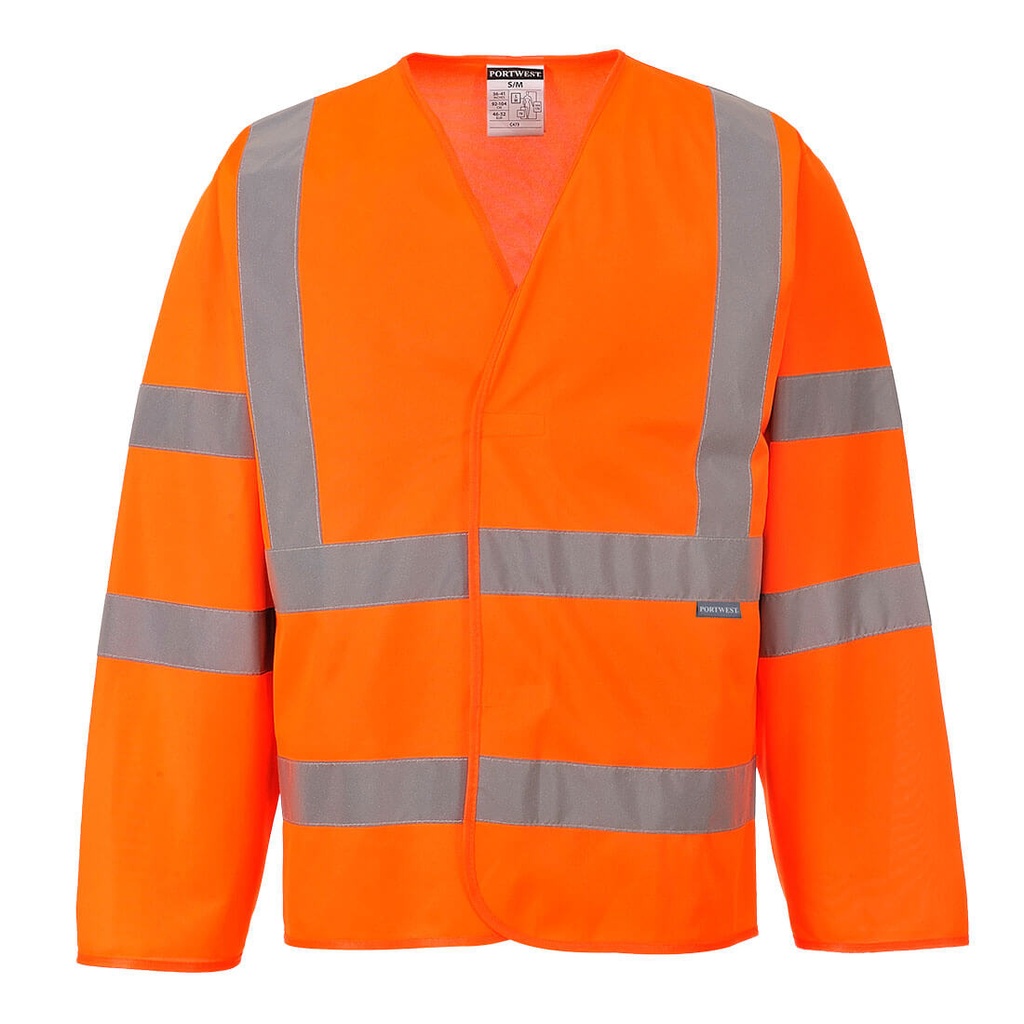 Gilet 2 bandes & baudrier manches longues - C473