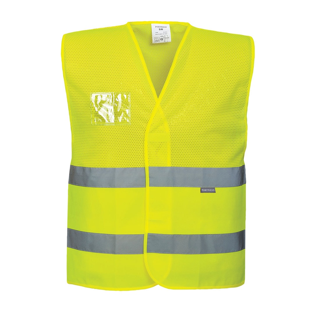 Gilet semi-maille - haute visibilité 