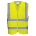 Gilet Hi-Vis avec zip 