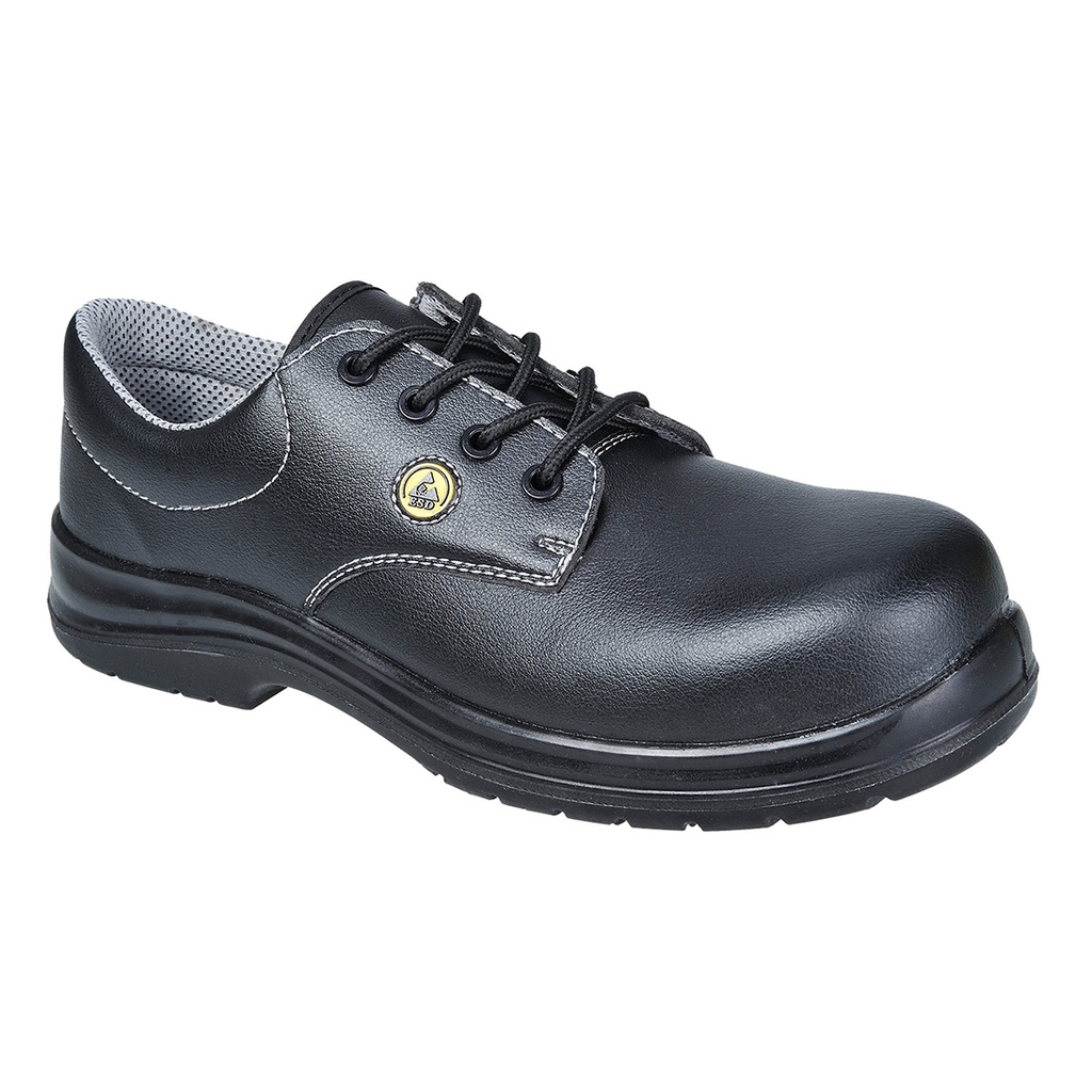 Chaussures de sécurité à lacets Composite ESD S2 Noir