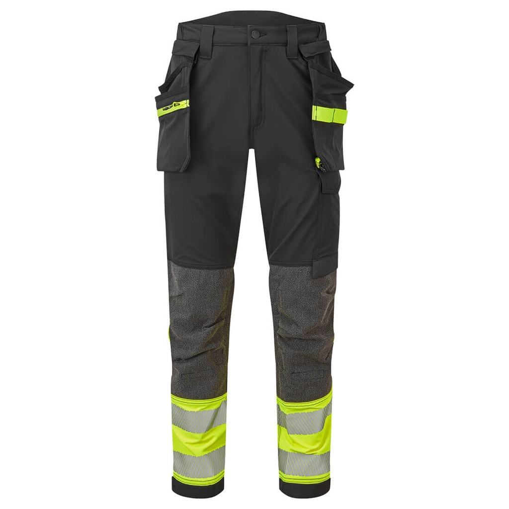 Pantalon Stretch EV4 Haute-Visibilité Classe 1 avec Poches flottantes Démontables