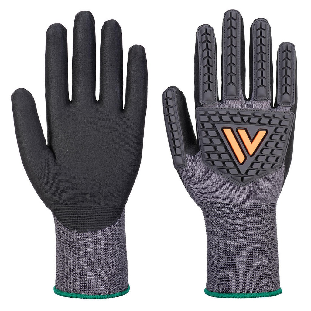 Gants de protection anti impact - Noir 